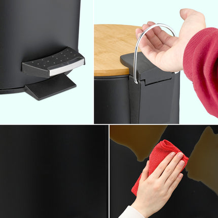 Pedal Bin 5L with Soft-Close Lid and Liners