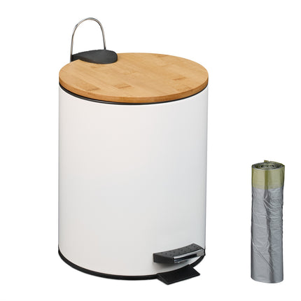 Pedal Bin 5L with Soft-Close Lid and Liners