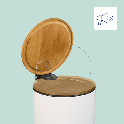 Pedal Bin 5L with Soft-Close Lid and Liners