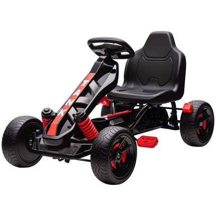 Pedal Go-Kart for Kids, Brake, Non-Slip Wheels, Ages 3-6