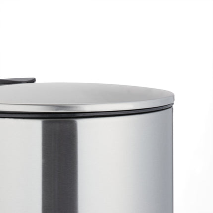 Pedal bucket stainless steel 12 liters