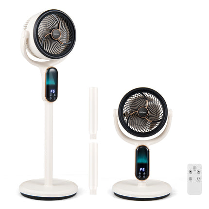Pedestal Fan With Remote, LED Display, 8 Speeds