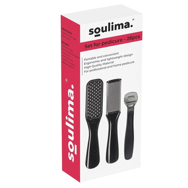 Pedicure set - 30 pieces. Soulima 21447