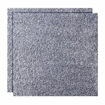 Peel And Stick Carpet Tiles, 18x18 In, 10-Pack, Gray