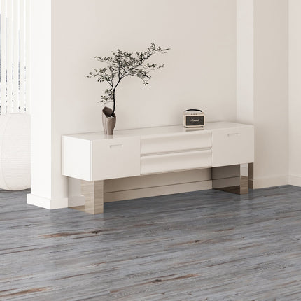 Peel And Stick Vinyl Floor Tiles, 36 x 6 in, 36-Pack