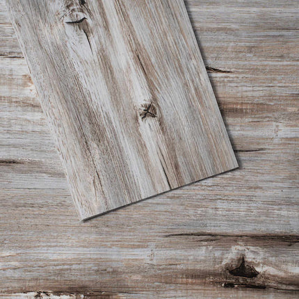 Peel And Stick Vinyl Floor Tiles, 36 x 6 in, 36-Pack