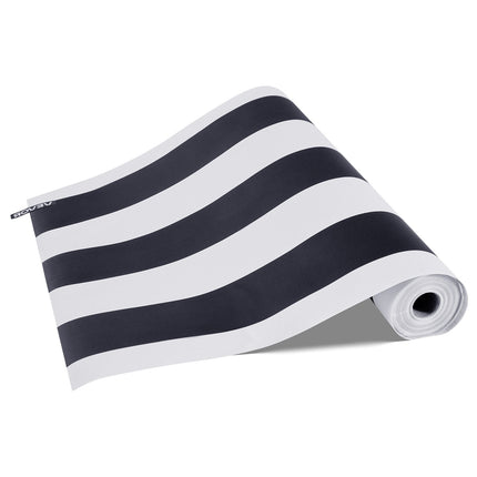Peel and Stick Wallpaper, Black White Geometric 45cm x 15m