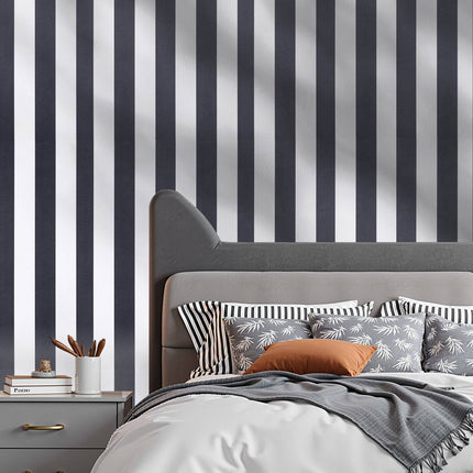 Peel and Stick Wallpaper, Black White Geometric 45cm x 15m