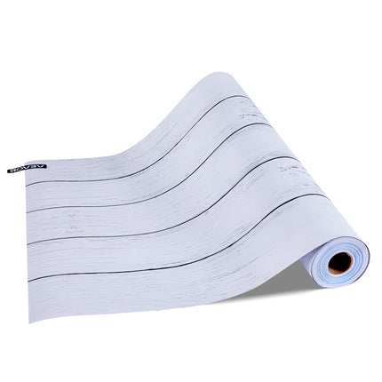 Peel and Stick Wallpaper, White Wood, Waterproof, 45cm x 15m