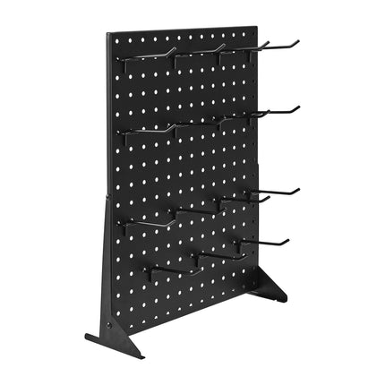 Pegboard Display Stand, 43 x 33 cm, 15 Hooks, Steel