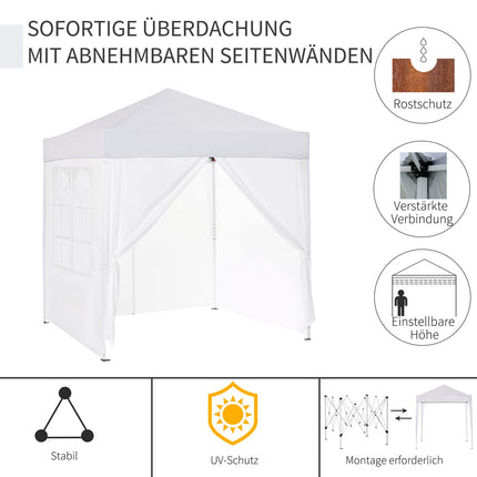 Metal tent pegs and rope with Oxford carrying case