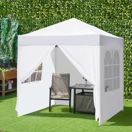 Metal tent pegs and rope with Oxford carrying case