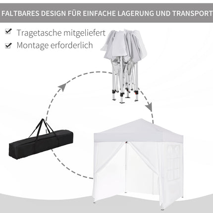 Metal tent pegs and rope with Oxford carrying case