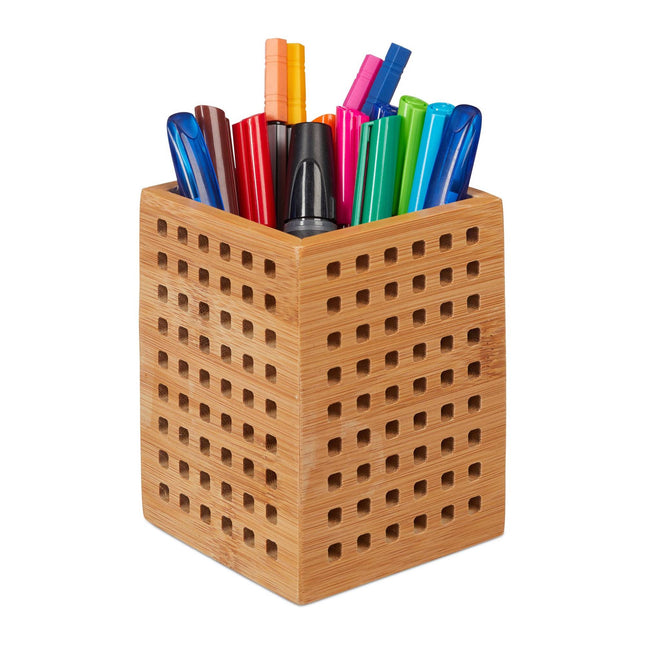 Pencil case in bamboo