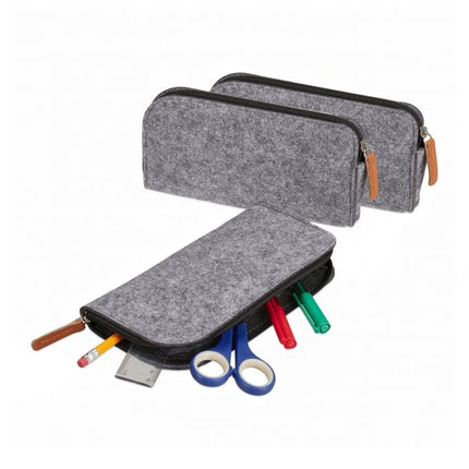 Pencil case in felt, set of 3