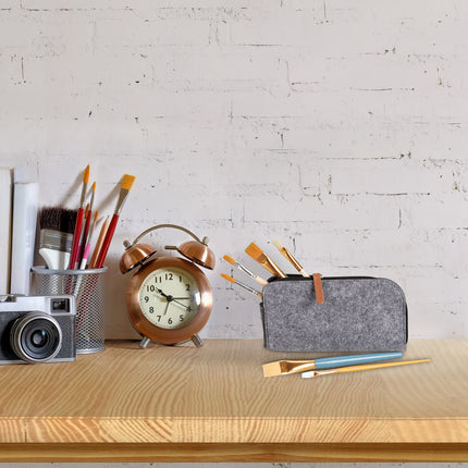 Pencil case in felt, set of 3