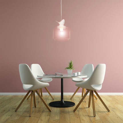 Pendant lamp bird figure