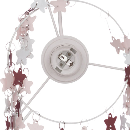 Pendant lamp in pink