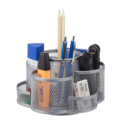 Pen holder 7 compartments metal