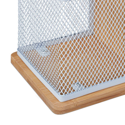 Pen holder in bamboo and net