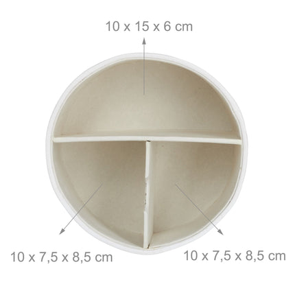 Pen holder round leather look