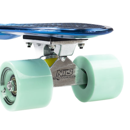Pennyboard Skateboard, Blue, Electrostyle Design