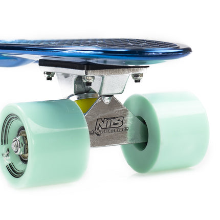 Pennyboard Skateboard, Blue, Electrostyle Design