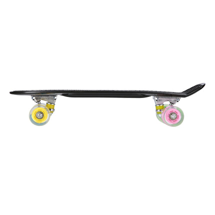 Pennyboard Skateboard, Classic Black, Durable Design