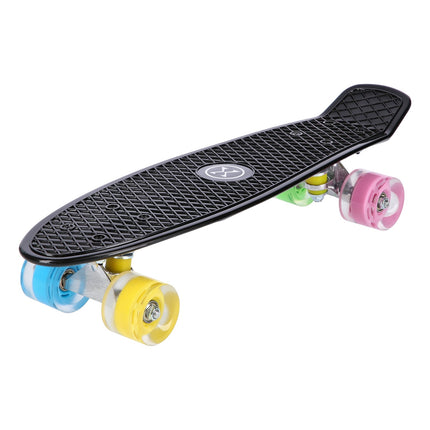 Pennyboard Skateboard, Classic Black, Durable Design