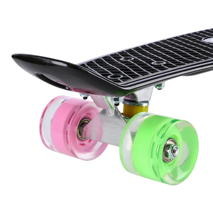 Pennyboard Skateboard, Classic Black, Durable Design