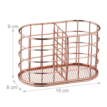 Pen shaft 2 compartments rose gold