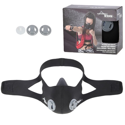 Performance Mask, Full Face, Breathable, Black