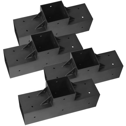 Pergola Brackets 4-Pack, 4x4 T-Shape, With Screws