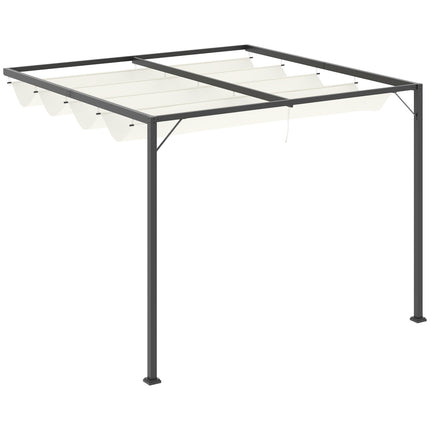 3x3m weatherproof pergola Gazebo with fabric roof