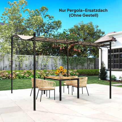 Pergola Replacement Canopy, 3x3m, Water-Resistant Polyester