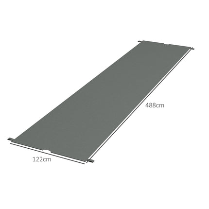 Pergola Replacement Canopy, UV Protection, 3x3m, Dark Grey