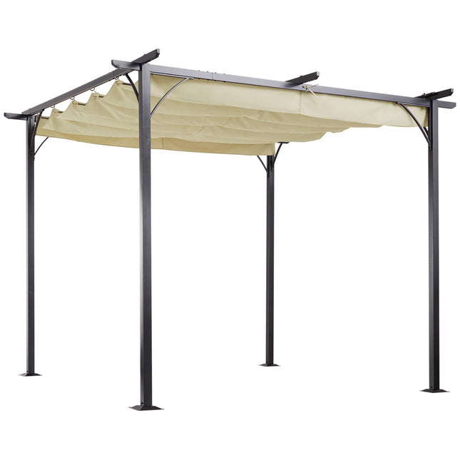 Waterproof aluminum gazebo roof 3x3m, UV protected roof