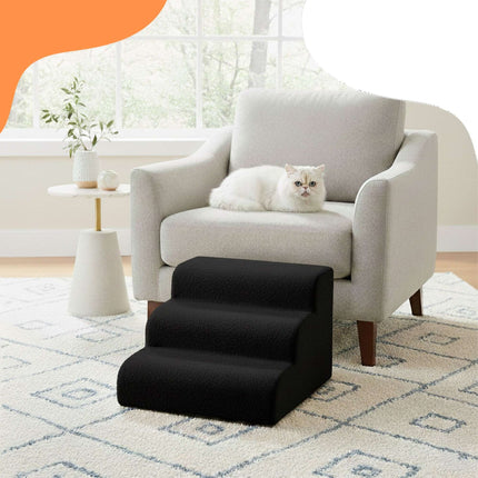 Pet Stairs, 3 Steps – Non-Slip, Ideal for Small Dogs