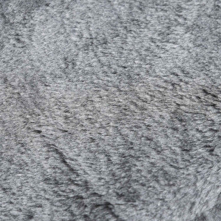 Pet stairs 4-step dog ramp, plush cover, grey, 60x35x44 cm