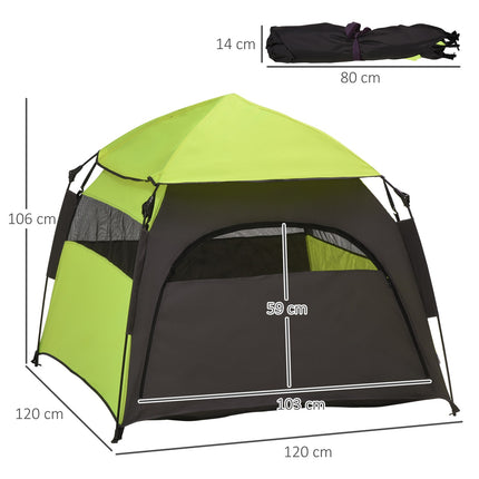 Outdoor Pet Tent - Teepee for Dogs and Cats with Mesh Windows