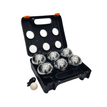 Petanque Boules Set, 6 Balls with Case & Accessories