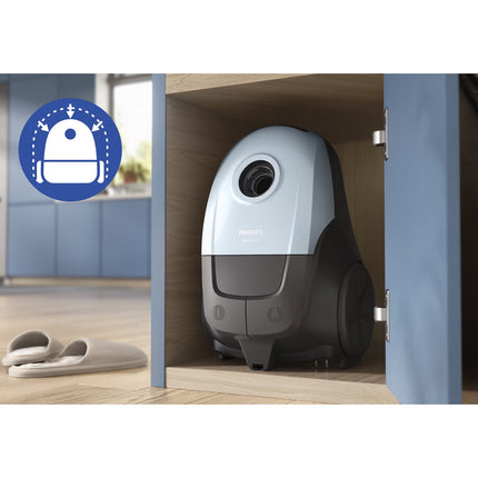 Philips 1000 Series Bagged Vacuum Cleaner 750 W, HEPA Filter, 12 m Reach