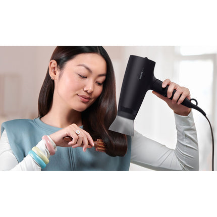 Philips 3000 Series Foldable Hair Dryer 1600W with Cool Shot, Black