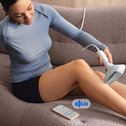 Philips Lumea IPL 9000 Series SenseIQ Hair Removal, 4 Attachments, Silver
