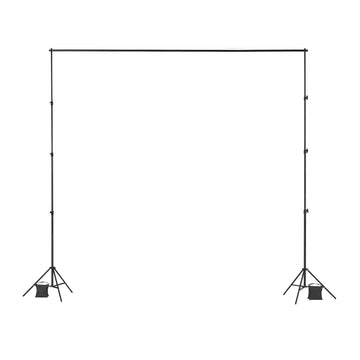 Photo Backdrop Stand Kit, 10x10 Ft Adjustable, Portable