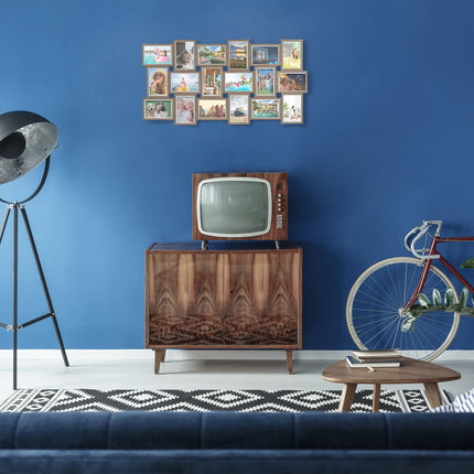 Photo frame with collage for 18 photos