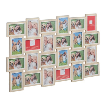 Photo frame with collage for 24 photos