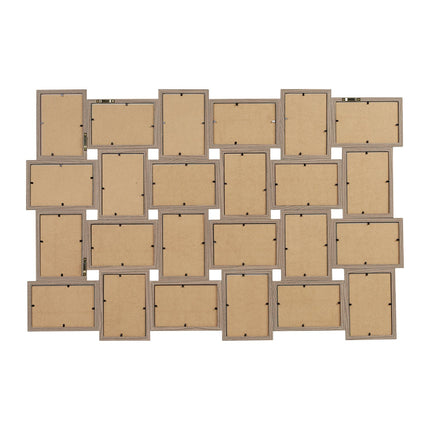 Photo frame with collage for 24 photos