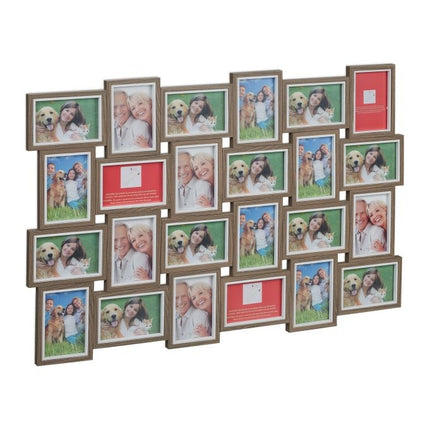 Photo frame with collage for 24 photos