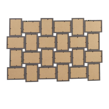 Photo frame with collage for 24 photos